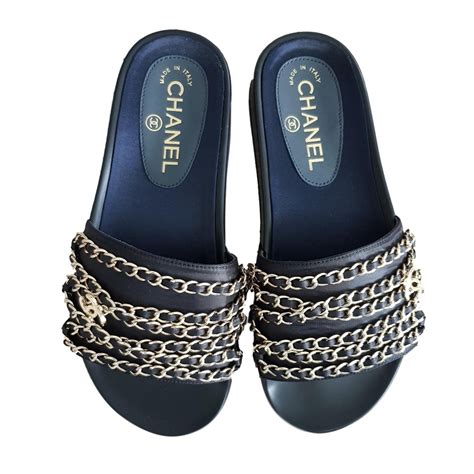 coco chanel shoes slides|coco chanel men shoes.